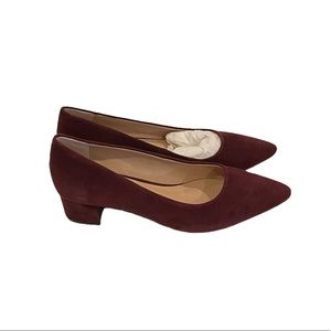 Alfani Cashhl Dark Berry Block Heels 7.5